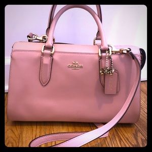Blush pink Selena Gomez Coach bag